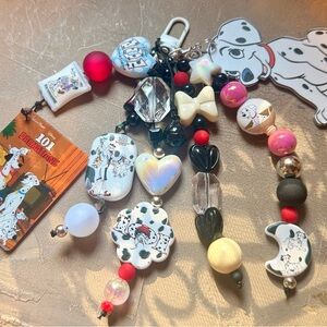 101 Dalmatians book / bag Charm Keychain